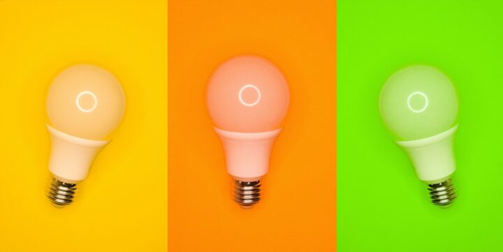 Optimized Job Description Infographic Colorful Lightbulbs to show optimized job description