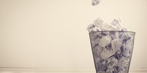 Are you wasting precious time asking the worst interview questions? Garbage basket filled with the worst interview questions