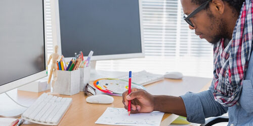 Asking to see the candidate’s portfolio early on in the application process will determine if the design style aligns with your design goals. Find a graphic designer