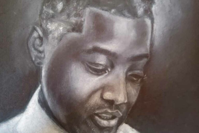 David Hill_by Alicia Logan portrait of David Hill created by Alicia Logan