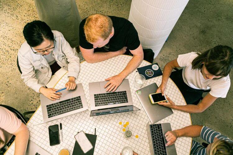 group of marketers as part of an embedded team