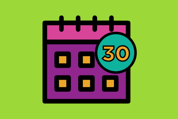 Agency New Business calendar icon to symbolize hiring surplus in 30 days