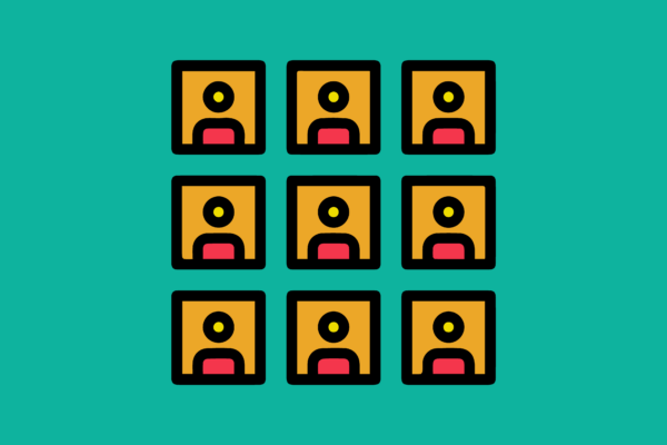 Rectifying Overwhelming Amount three rows of simple avatars to symbolize many candidates