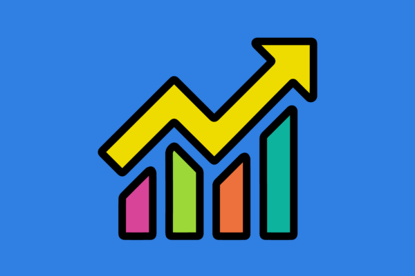 Marketing Vacancy line graph icon