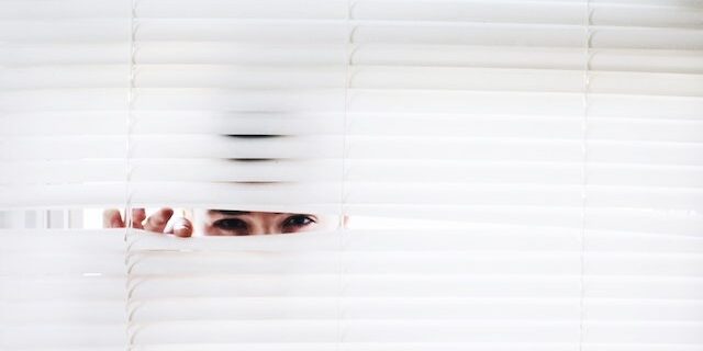 how to conduct a reference check person peaking in blinds for reference check