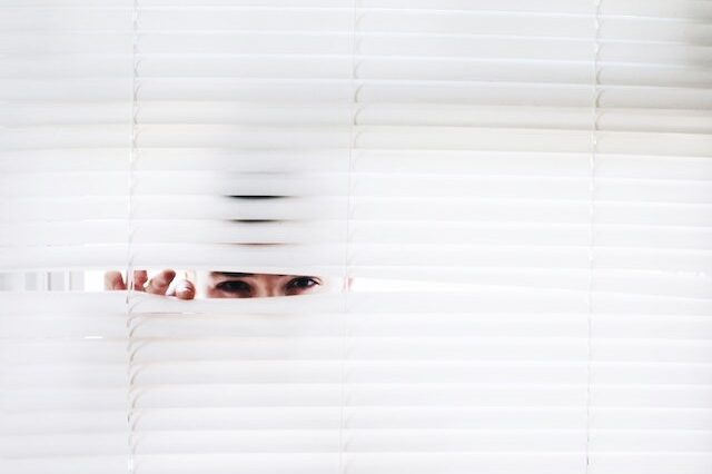 how to conduct a reference check person peaking in blinds for reference check