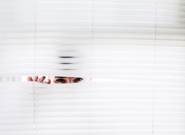 how to conduct a reference check person peaking in blinds for reference check