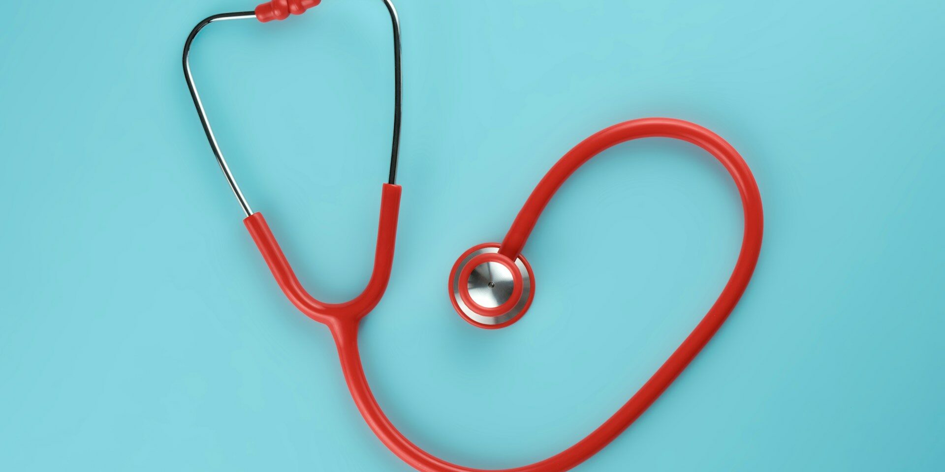 why healthcare marketing requires specialized talent red stethoscope against a blue background